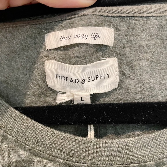 Thread & Supply Aliza Top in Green Leopard NWT - Picture 8 of 8